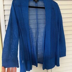 Alfani Women's Vibrant Blue Cardigan